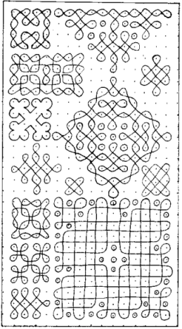Fig. 32: 13 Rangavalli Knot Patterns